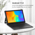 Tablet de 10,1 polegadas Android 11 com teclado